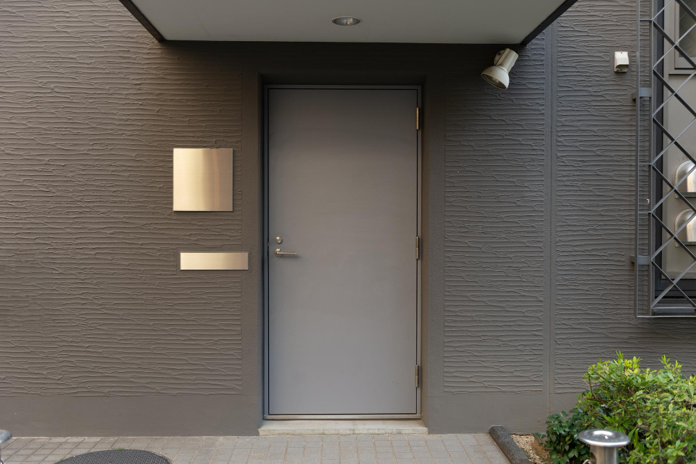 Columbus Solid Steel Front Door